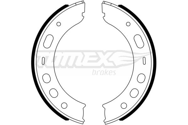 TOMEX BRAKES Комплект тормозных колодок TX 23-17